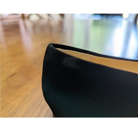 Black Suede Ballet Flats - Picture 5 of 5